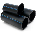 SPS HDPE Pipes PE 100 Pressure 16 Bar Outside Diameter 355 mm Thickness 32.2 mm Black | Saudi Pipes Systems (SPS)