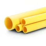 مواسير HDPE PE 80 ضغط 4.8 بار قطر خارجي 355 مم سمك 20.2 مم لون أصفر