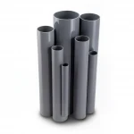 UPVC Pipes Modern Technology Nominal Pressure 6.9 Bar Size 3 mm Thickness 2.16 mm Gray Colour