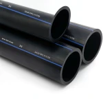 SPS HDPE Pipes PE 100 Pressure 6 Bar Outside Diameter 400 mm Thickness 15.3 mm Black | Saudi Pipes Systems (SPS)