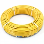 أنابيب HDPE نيبروبلاست PE 100 ضغط 16 بار قطر خارجي 20 مم سمك 1.9 مم لون أصفر 