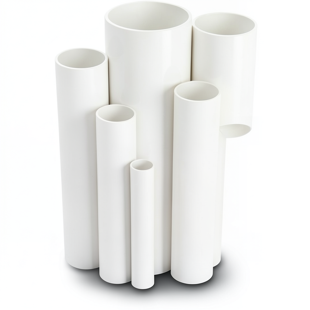 مواسير UPVC ضغط 4 بار قطر خارجي 140 مم سمك 2.8 مم لون أبيض