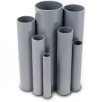 UPVC Pipes Pressure 4 Bar Outside Diameter 140 mm Thickness 2.8 mm Gray