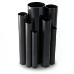 مواسير UPVC ضغط 4 بار قطر خارجي 140 مم سمك 2.8 مم لون اسود
