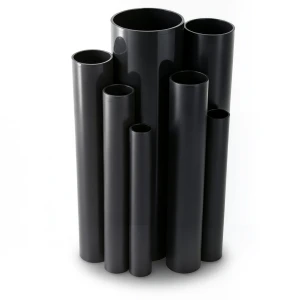 مواسير UPVC ضغط 4 بار قطر خارجي 140 مم سمك 2.8 مم لون اسود