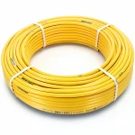 أنابيب HDPE نيبروبلاست PE 100 ضغط 16 بار قطر خارجي 32 مم سمك 2.9 مم لون أصفر 