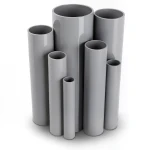 UPVC Pipes Nominal Pressure 6 Bar Outside Diameter 140 mm Thickness 4.1 mm Gray