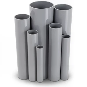 UPVC Pipes Nominal Pressure 6 Bar Outside Diameter 140 mm Thickness 4.1 mm Gray