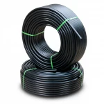 أنابيب HDPE نيبروبلاست PE 100 ضغط 16 بار قطر خارجي 25 مم سمك 2.3 مم لون اسود