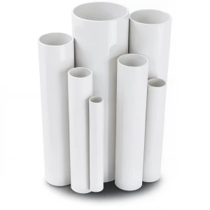 مواسير UPVC ضغط 2.5 بار قطر خارجي 630 مم سمك 5 مم لون أبيض