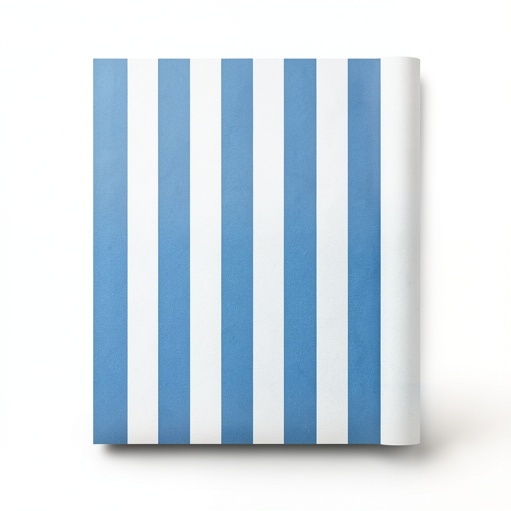 American Youth and Children Wallpaper 10m x 0.53m White Blue