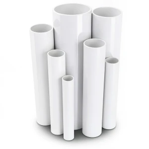 مواسير UPVC ضغط 2.5 بار قطر خارجي 630 مم سمك 5 مم لون أبيض