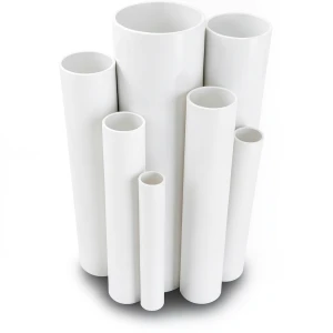 مواسير UPVC ضغط اسمي 10 بار قطر خارجي 140 مم سمك 6.7 مم لون أبيض
