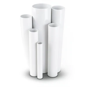 مواسير UPVC ضغط اسمي 10 بار قطر خارجي 140 مم سمك 6.7 مم لون أبيض