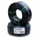 أنابيب HDPE نيبروبلاست PE 100 ضغط 16 بار قطر خارجي 32 مم سمك 2.9 مم لون اسود
