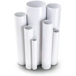 مواسير UPVC ضغط 2.5 بار قطر خارجي 710 مم سمك 5.7 مم لون أبيض