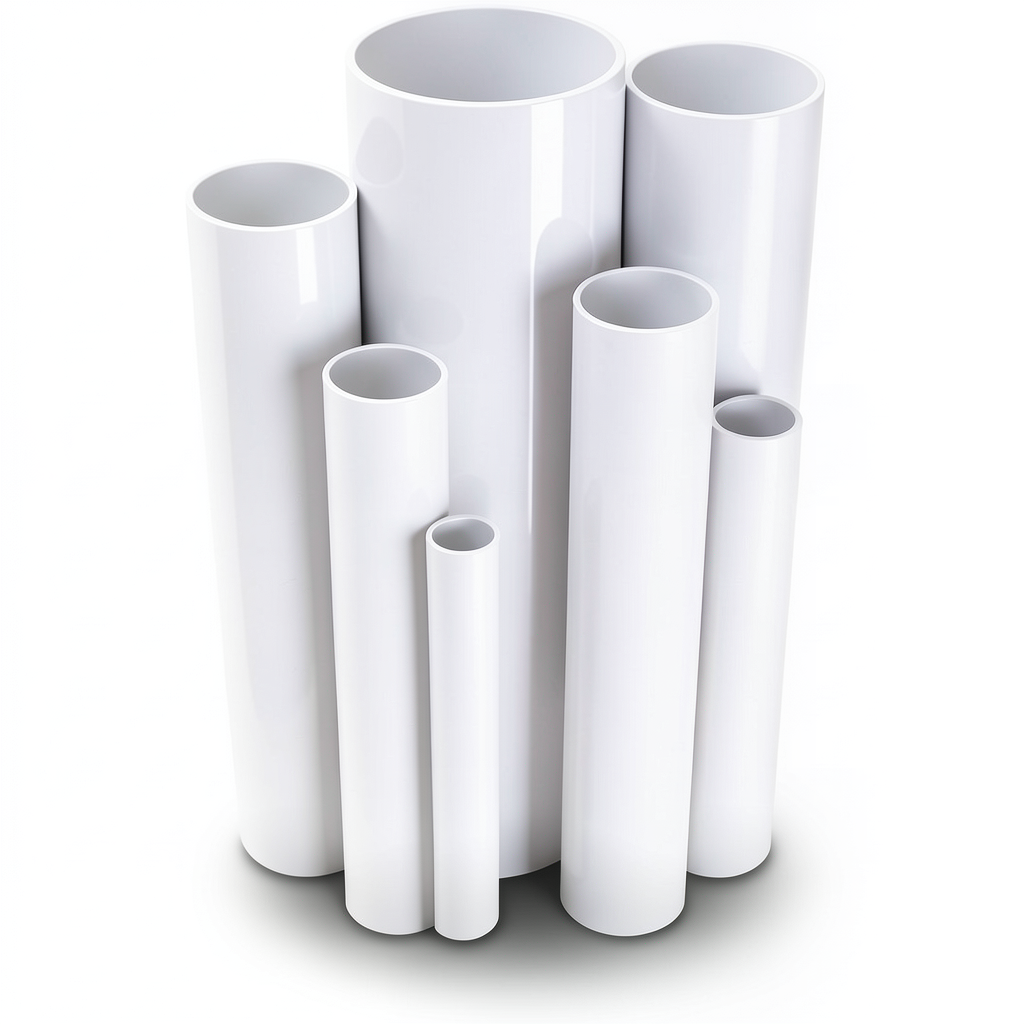 مواسير UPVC ضغط 2.5 بار قطر خارجي 710 مم سمك 5.7 مم لون أبيض