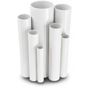 مواسير UPVC ضغط 2.5 بار قطر خارجي 800 مم سمك 6.4 مم لون أبيض