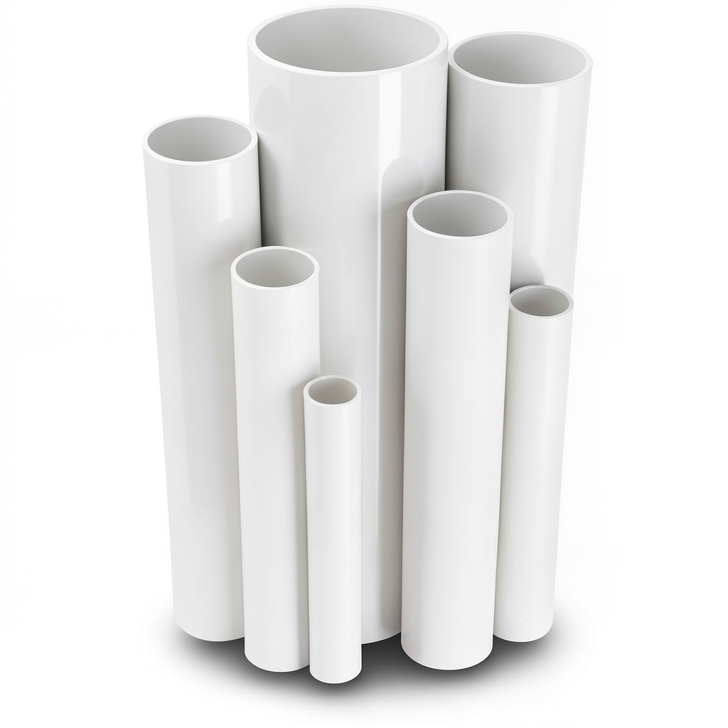UPVC Pipes Pressure 2.5 Bar Outside Diameter 800 mm Thickness 6.4 mm White