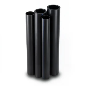 أنابيب HDPE PE 100 ضغط 10 بار قطر 225 مم سمك 20.5 مم لون أسود