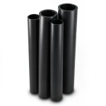 مواسير HDPE PE 80 ضغط 12.5 بار قطر 280 مم سمك 25.4 مم لون أسود