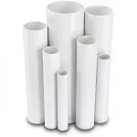 مواسير UPVC ضغط 4 بار قطر خارجي 800 مم سمك 15.7 مم لون أبيض
