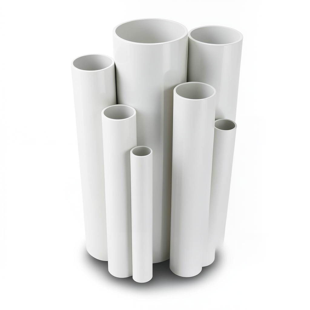 UPVC Pipes Pressure 4 Bar Outside Diameter 800 mm Thickness 15.7 mm White