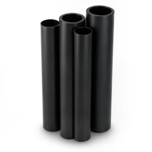 مواسير HDPE PE 80 ضغط 4.8 بار قطر خارجي 180 مم سمك 10.3 مم لون أسود