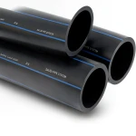 مواسير HDPE PE 100 ضغط 10 بار قطر خارجي 450 مم سمك 26.7 مم لون أسود | مصنع أنظمة الانابيب السعودي (SPS)
