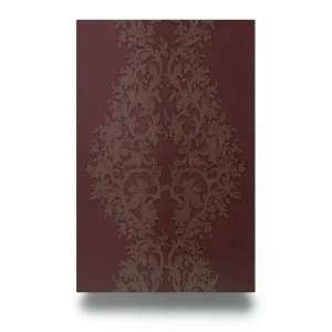 Classic Wall Covering 10m Length, 0.70m Width, Dark Red, Model 13005