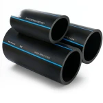 أنابيب HDPE السعودي PE 100 ضغط 6 بار قطر خارجي 355 مم سمك 13.6 مم لون أسود | مصنع أنظمة الانابيب السعودي (SPS)
