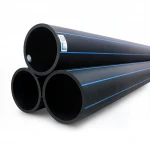 مواسير HDPE نيبروبلاست PE 100 ضغط 16 بار قطر خارجي 160 مم سمك 14.6 مم لون اسود