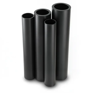 مواسير HDPE PE 80 ضغط 4.8 بار قطر خارجي 250 مم سمك 14.2 مم لون أسود