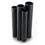 أنابيب HDPE PE 80 ضغط 10 بار قطر خارجي 900 مم سمك 66.1 مم لون أسود