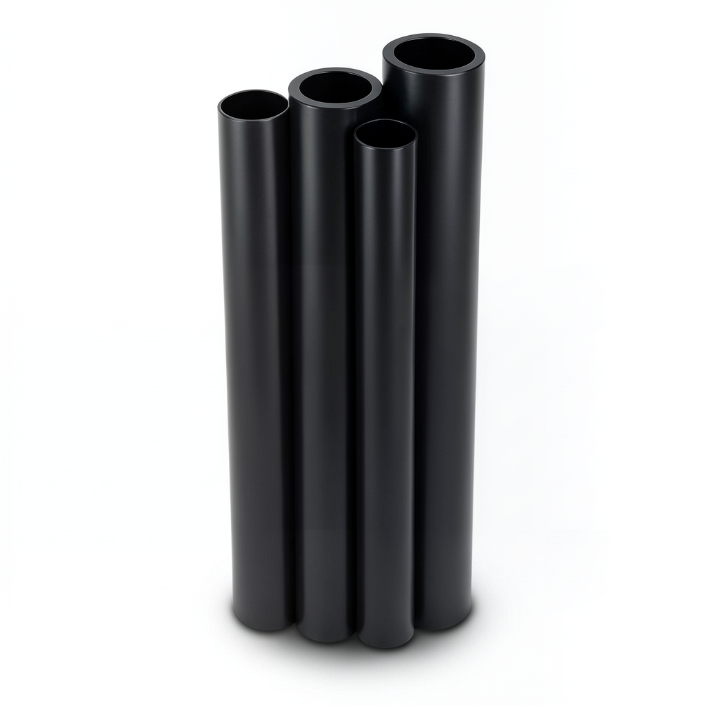 مواسير HDPE الراجحي PE 80 ضغط 4.8 بار قطر خارجي 355 مم سمك 20.2 مم لون أسود