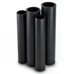 أنابيب HDPE PE 80 ضغط 10 بار قطر خارجي 900 مم سمك 66.1 مم لون أسود