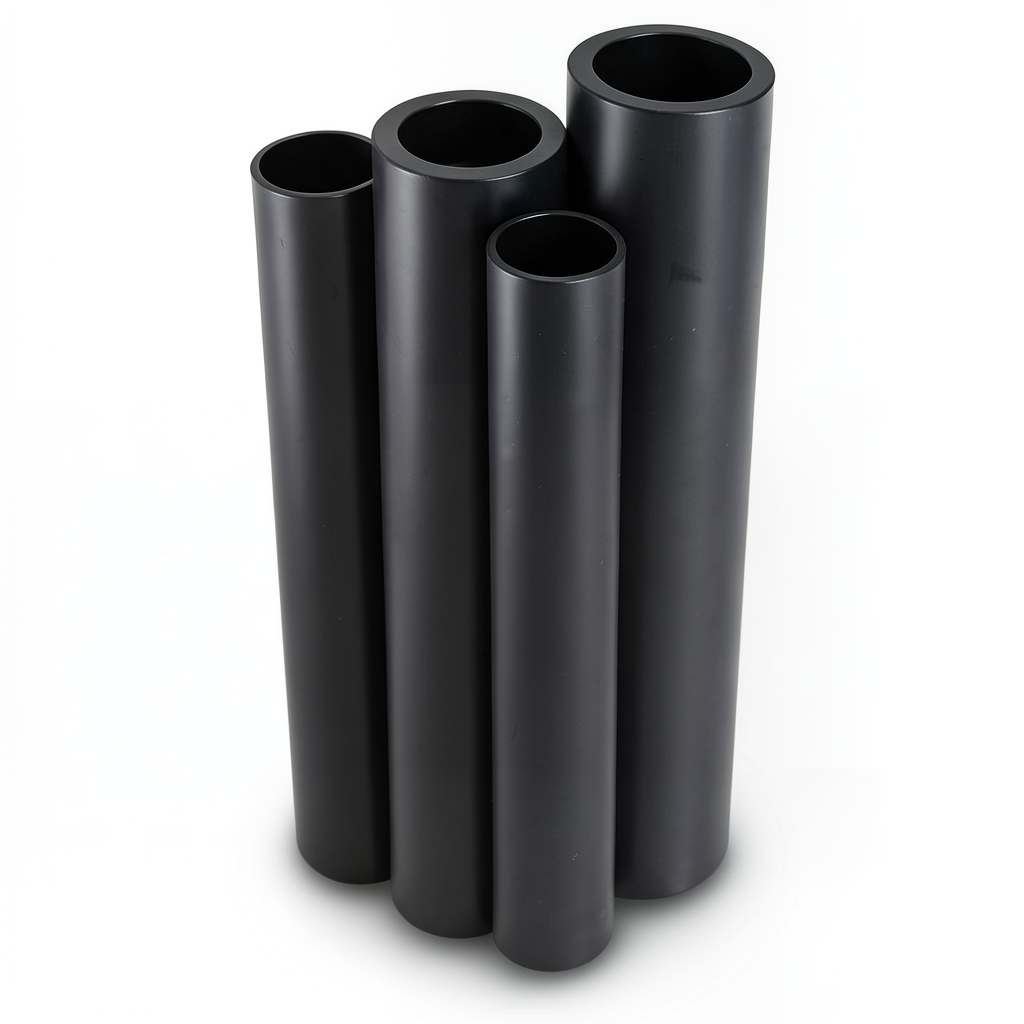 مواسير HDPE الراجحي PE 80 ضغط 4.8 بار قطر خارجي 400 مم سمك 22.8 مم لون أسود