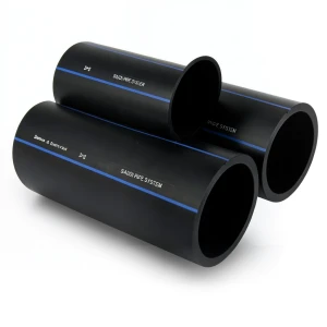 SPS HDPE Pipes PE 100 Pressure 6 Bar Outside Diameter 400 mm Thickness 15.3 mm Black | Saudi Pipes Systems (SPS)