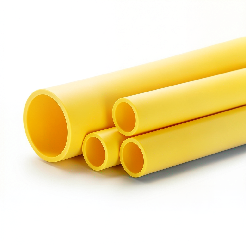 Al-Rajhi HDPE Pipes PE 80 Pressure 4.8 Bar 500 mm Diameter 28.4 mm Thickness Yellow