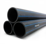 مواسير HDPE نيبروبلاست PE 100 ضغط 16 بار قطر خارجي 315 مم سمك 28.6 مم لون اسود