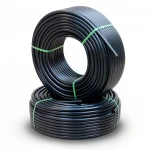 أنابيب HDPE نيبروبلاست PE 100 ضغط 16 بار قطر خارجي 20 مم سمك 1.9 مم لون اسود