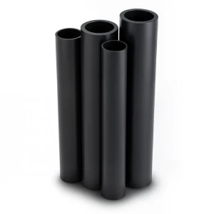 مواسير HDPE PE 80 ضغط 12.5 بار قطر خارجي 200 مم سمك 18.2 مم لون أسود