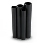 مواسير HDPE PE 80 ضغط 12.5 بار قطر خارجي 180 مم سمك 16.4 مم لون أسود