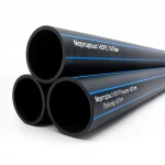 مواسير HDPE نيبروبلاست PE 100 ضغط 16 بار قطر خارجي 450 مم سمك 40.9 مم لون اسود