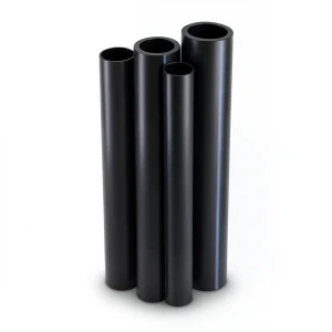 HDPE Pipes PE 80 Pressure 12.5 Bar Diameter 225 mm Thickness 20.5 mm Black