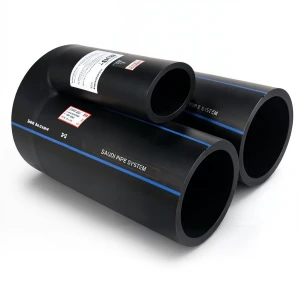 مواسير HDPE PE 100 ضغط 10 بار قطر خارجي 450 مم سمك 26.7 مم لون أسود | مصنع أنظمة الانابيب السعودي (SPS)