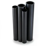 HDPE Pipes PE 80 Pressure 4.8 Bar Diameter 280 mm Thickness 15.9 mm Black