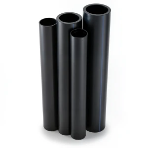 مواسير HDPE PE 80 ضغط 4.8 بار قطر 280 مم سمك 15.9 مم لون أسود