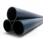 مواسير HDPE نيبروبلاست PE 100 ضغط 16 بار قطر خارجي 630 مم سمك 57.2 مم لون اسود