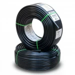 أنابيب HDPE نيبروبلاست PE 100 ضغط 16 بار قطر خارجي 20 مم سمك 1.9 مم لون اسود